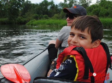 Сплав по Западной Березине с детьми